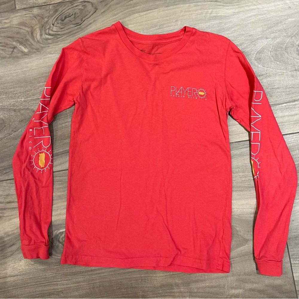 Playero kids XS long sleeve tee bright pink. Perfect condition